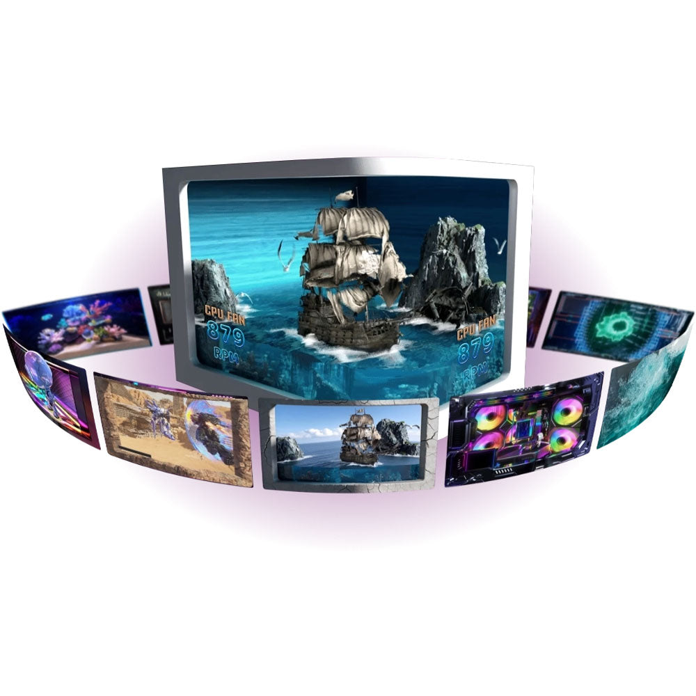 Lian Li HydroShift II OLED Curved 360P28 ARGB AIO CPU Liquid Cooler