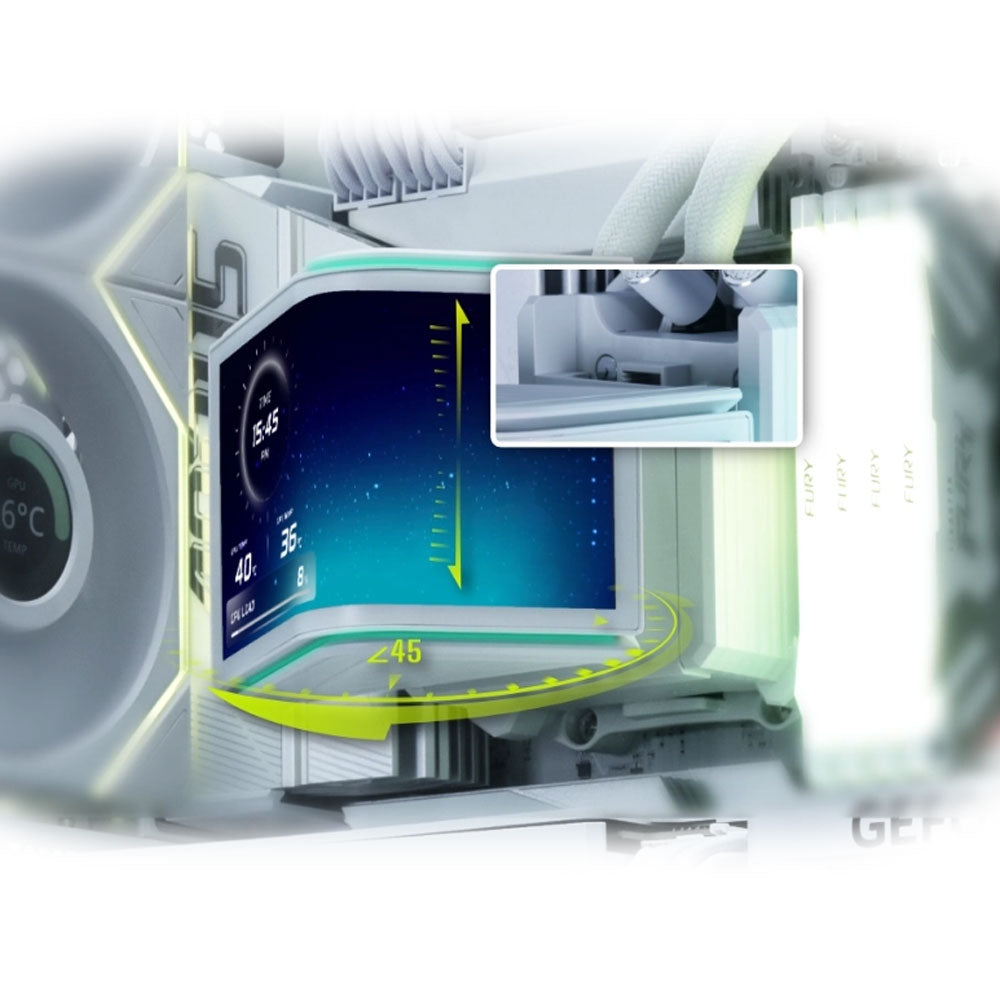 Lian Li HydroShift II OLED Curved 360P28 ARGB AIO CPU Liquid Cooler