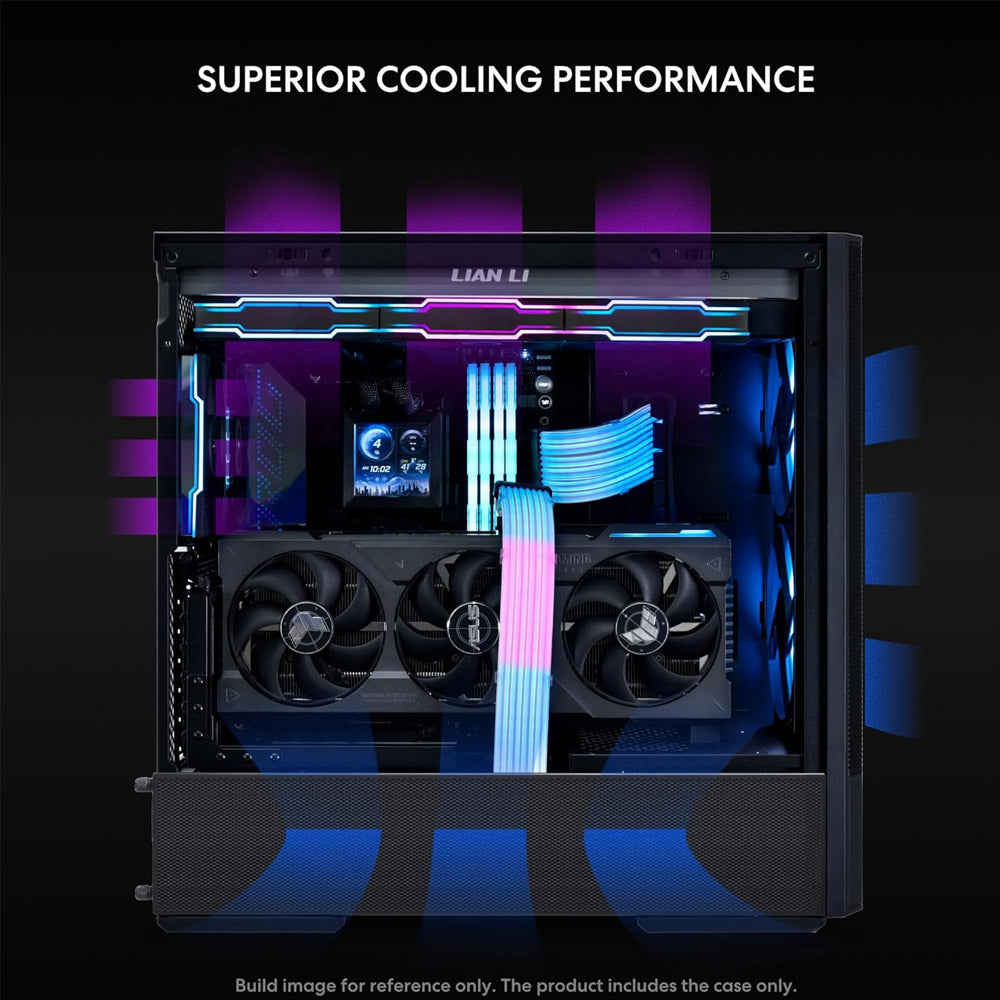 Lian Li Lancool 207 RGB Gaming Mid Tower Case - Black