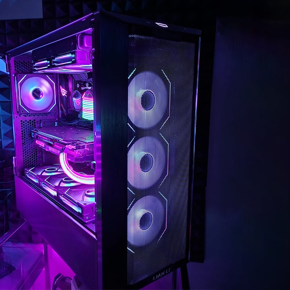 كيس ميد تاور ليان لي RGB جيمنج  Lancool III