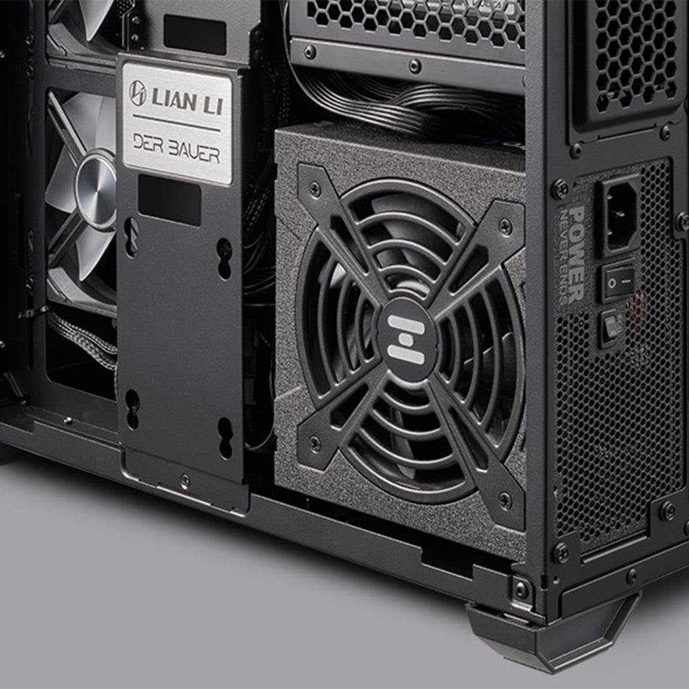 كيس ميكرو تاور ليان لي جيمنج O11 Air Mini - أسود