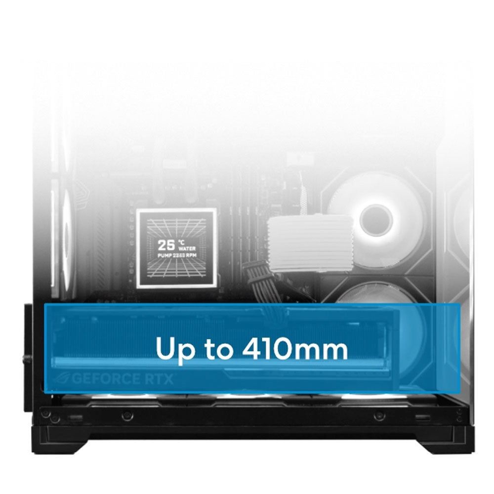 Lian Li O11 Vision M Micro Tower Case - Black