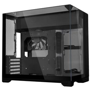 Lian Li O11 Vision M Micro Tower Case - Black