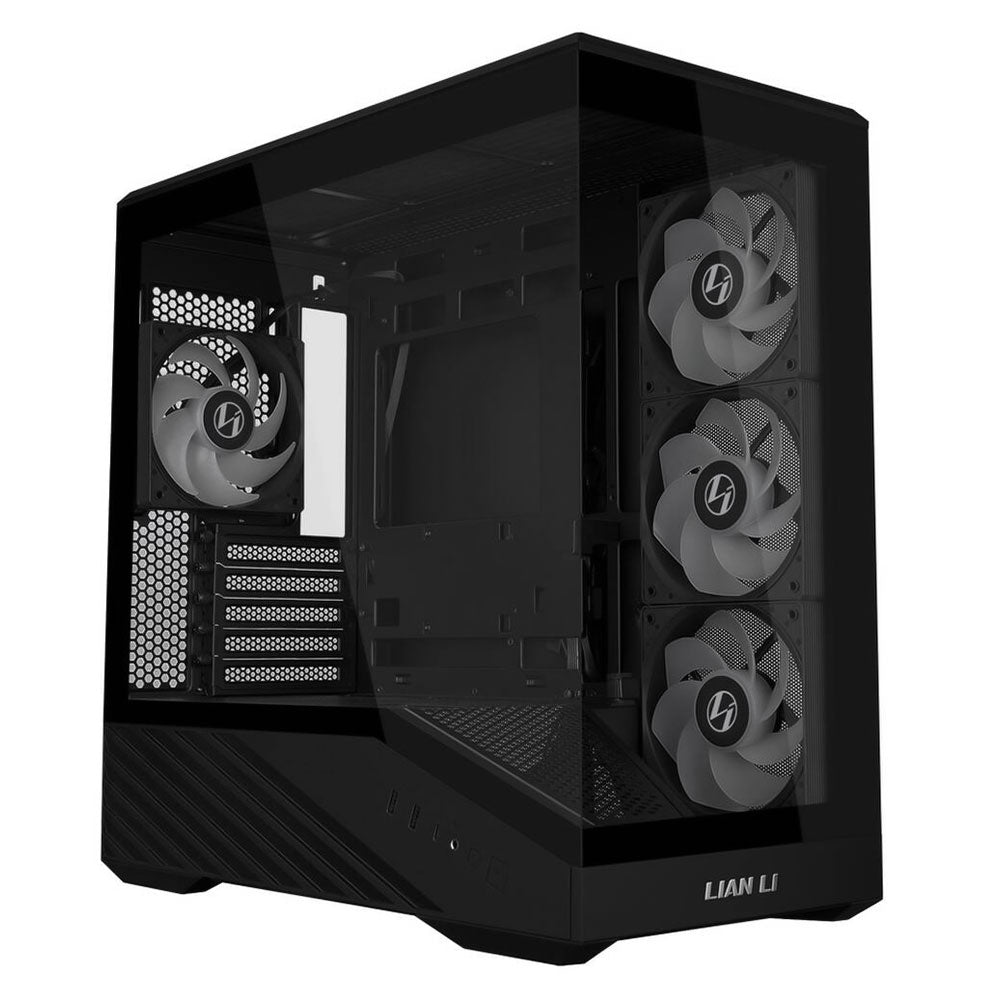 كيس ميد تاور ليان لي ARGB جيمنج Vector V100R Mini + باور سبلاي 80 بلس ذهبي 750 وات SR750 