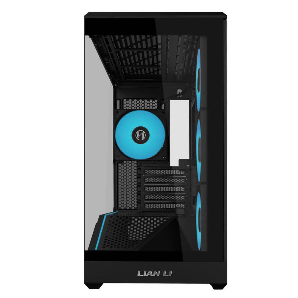 كيس ميد تاور ليان لي ARGB جيمنج Vector V100R Mini + باور سبلاي 80 بلس ذهبي 750 وات SR750 