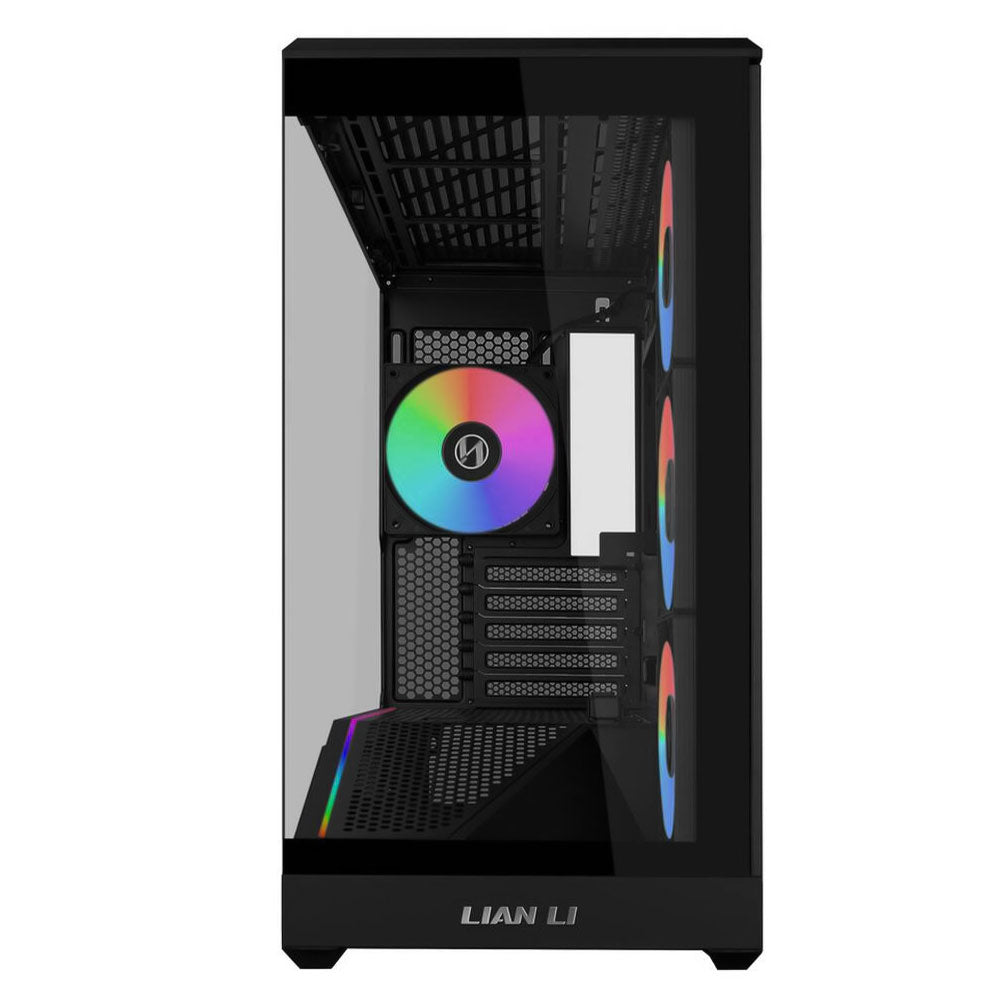 كيس ميد تاور ليان لي ARGB جيمنج Vector V100R Mini + باور سبلاي 80 بلس ذهبي 750 وات SR750 