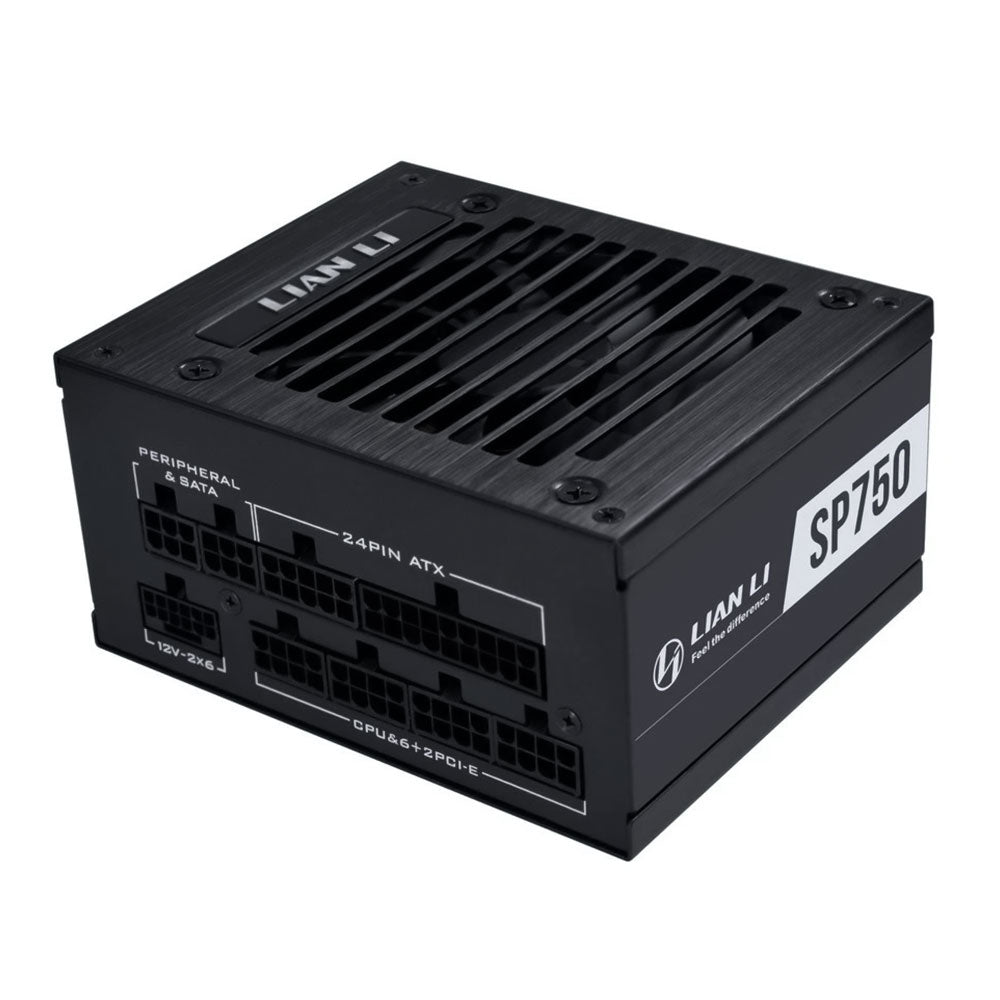 كيس ميد تاور ليان لي ARGB جيمنج Vector V100R Mini + باور سبلاي 80 بلس ذهبي 750 وات SR750 
