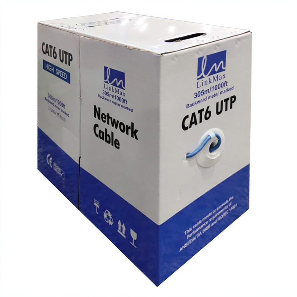  كابل نت وورك لينك ماكس 305 متر PT-050 Cat6 UTP 