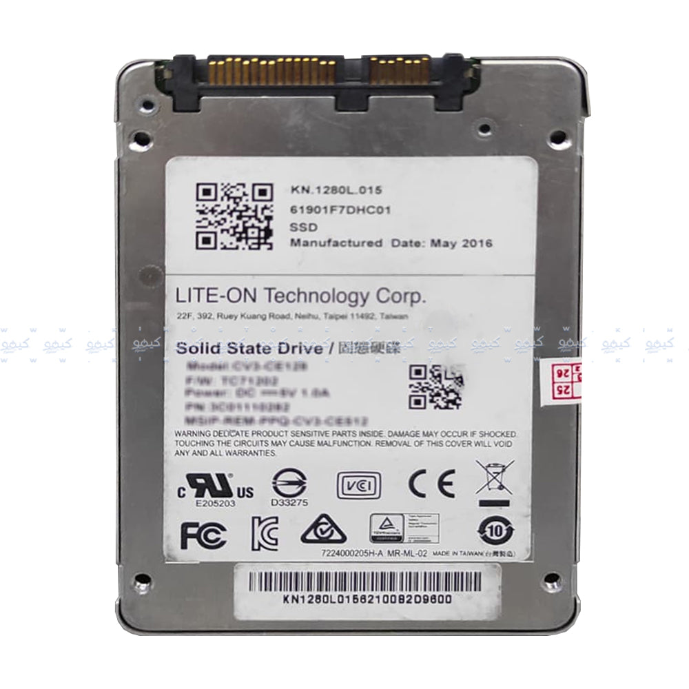 هارد درايف لايت-اون 128 جيجابايت ساتا M.2 SSD (استعمال خارج)
