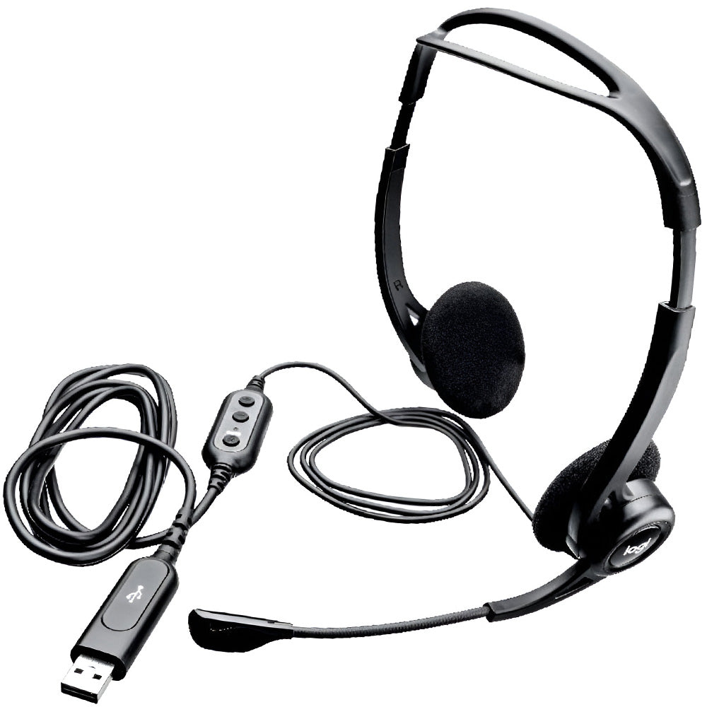 Logitech 960 Headset With Noise-Cancelling Mic