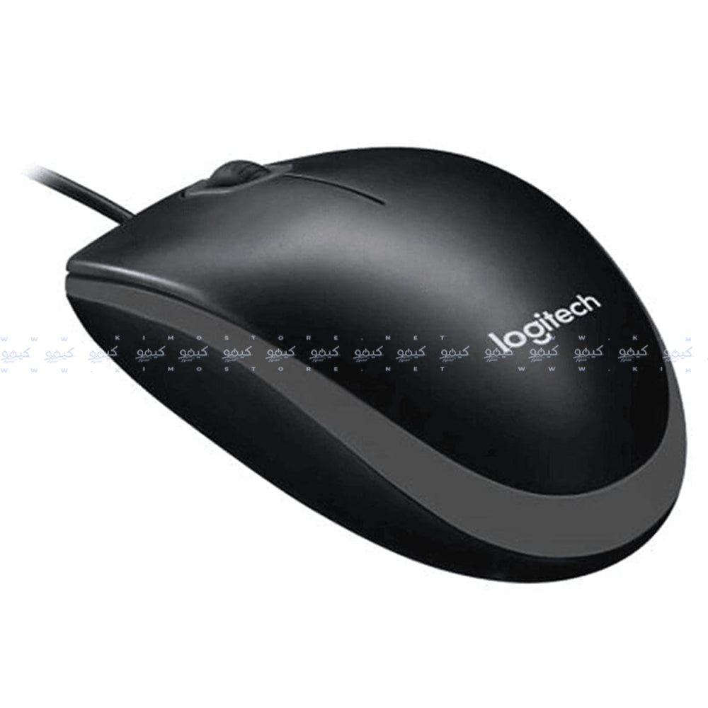 Logitech B100 Wired Mouse 1000Dpi - Black