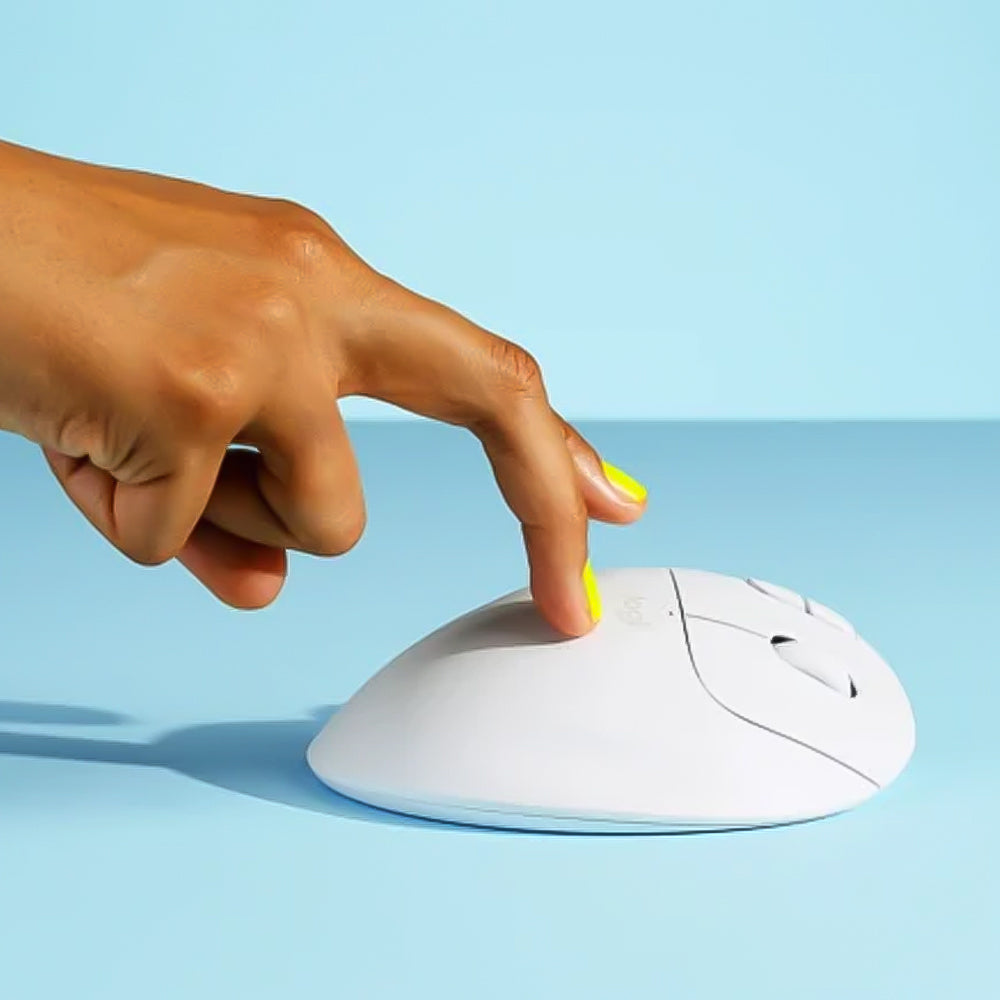 Logitech ERGO M575 Dual Mode Bluetooth Wireless Mouse 2000Dpi - Off White
