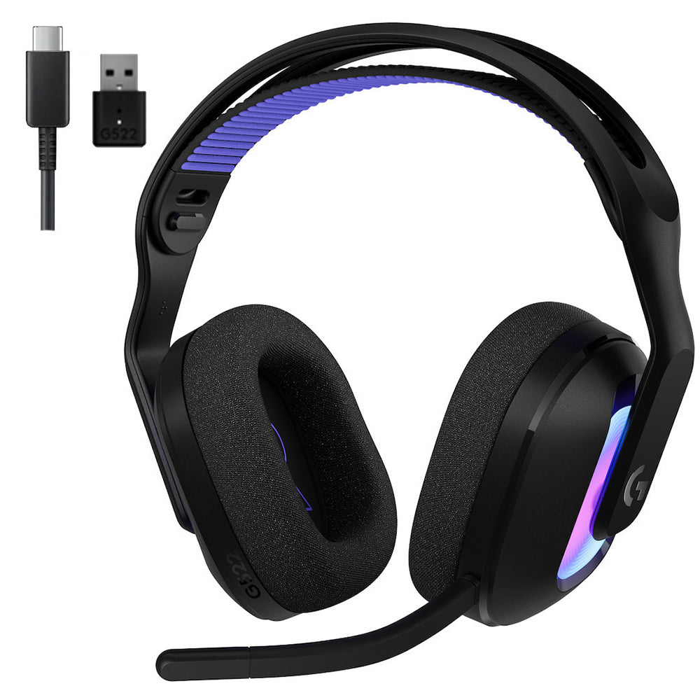 سماعة رأس لوجيتك لاسلكية RGB جيمنج  G522 Lightspeed 
