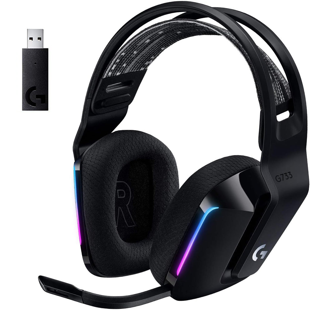 سماعة رأس لوجيتك لاسلكية RGB جيمنج G733 Lightspeed