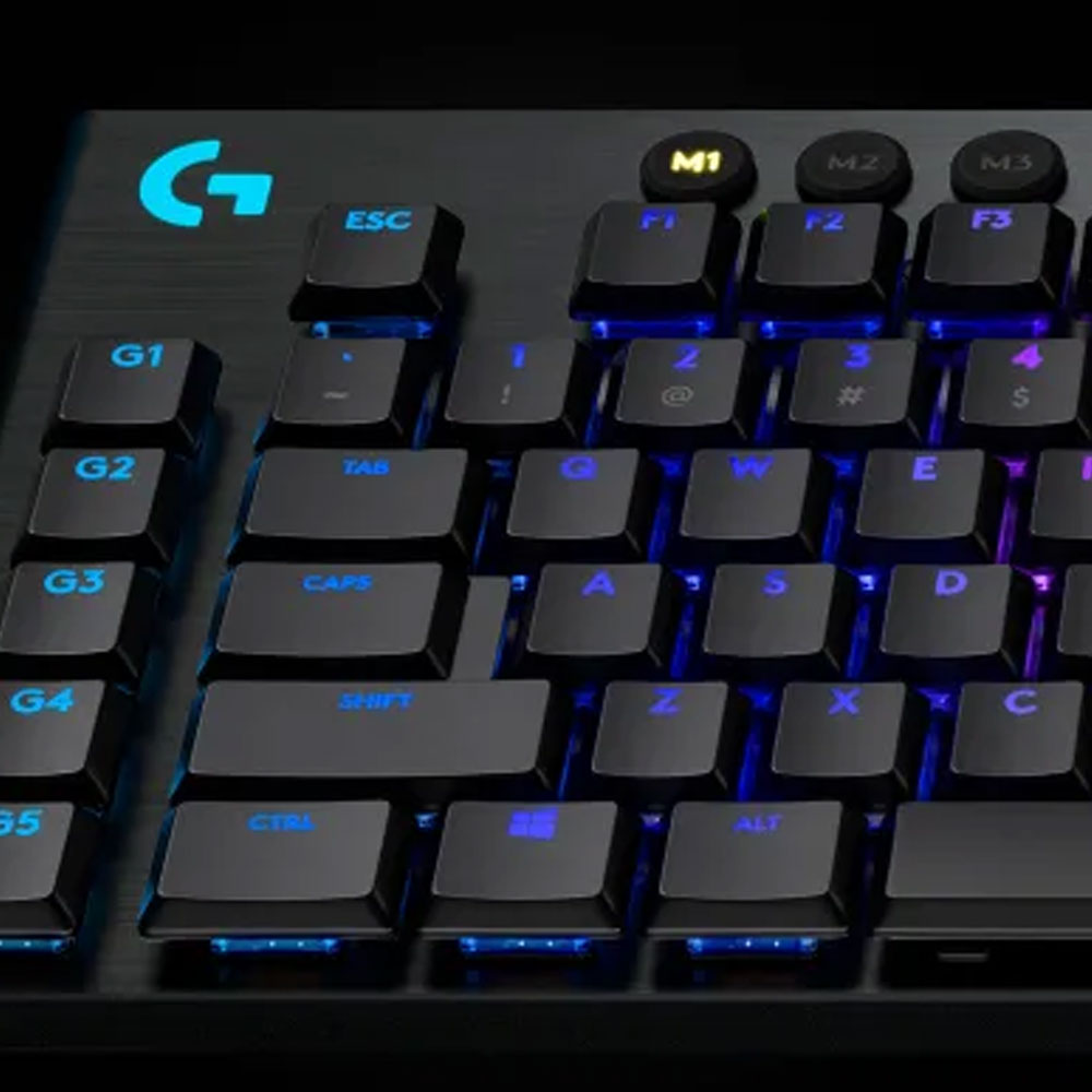 كيبورد لوجيتك لاسلكي سويتش RGB GL CLICKY جيمنج إنجليزى G915 Lightspeed