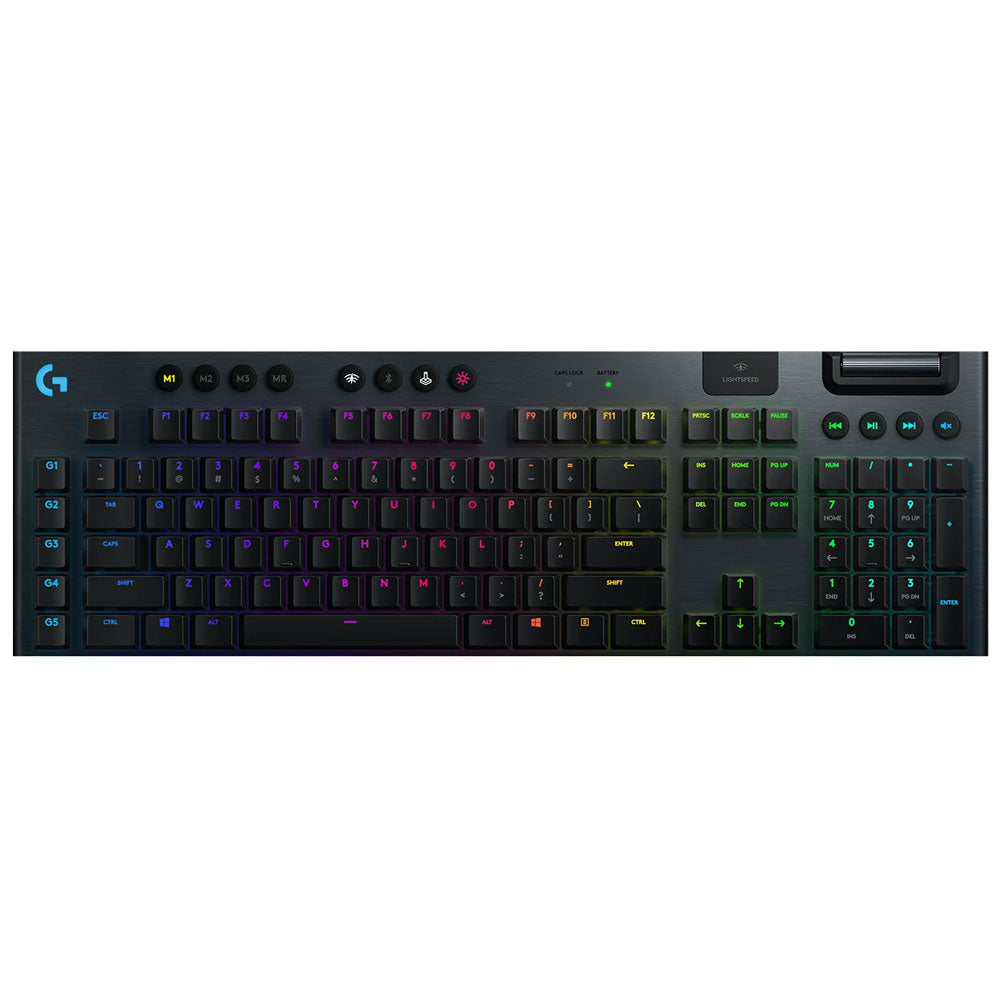 Logitech G915 Lightspeed Gx Brown Switch Wireless RGB Gaming Keyboard English