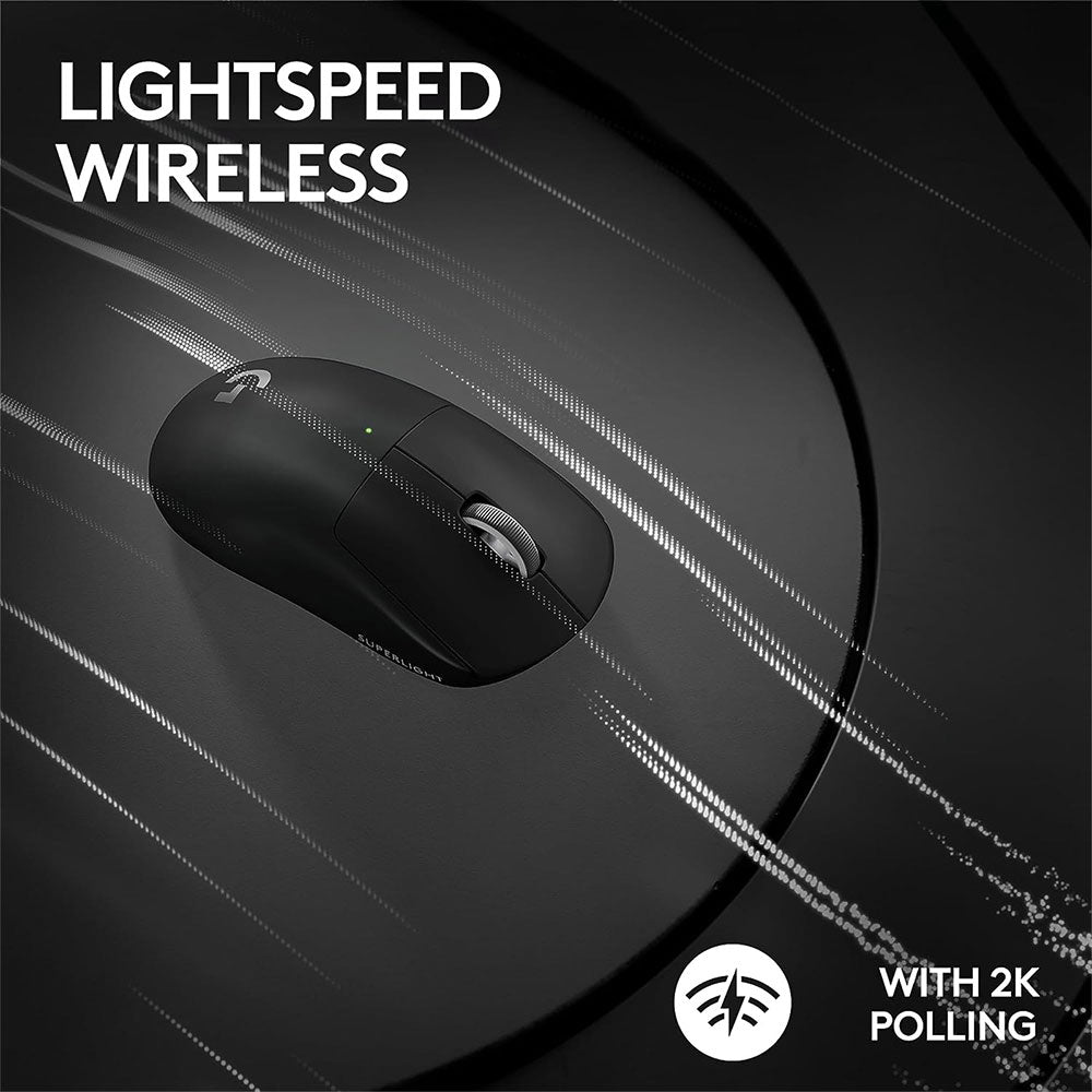 Logitech G PRO X Superlight 2 Lightspeed Wireless Gaming Mouse 44000Dpi