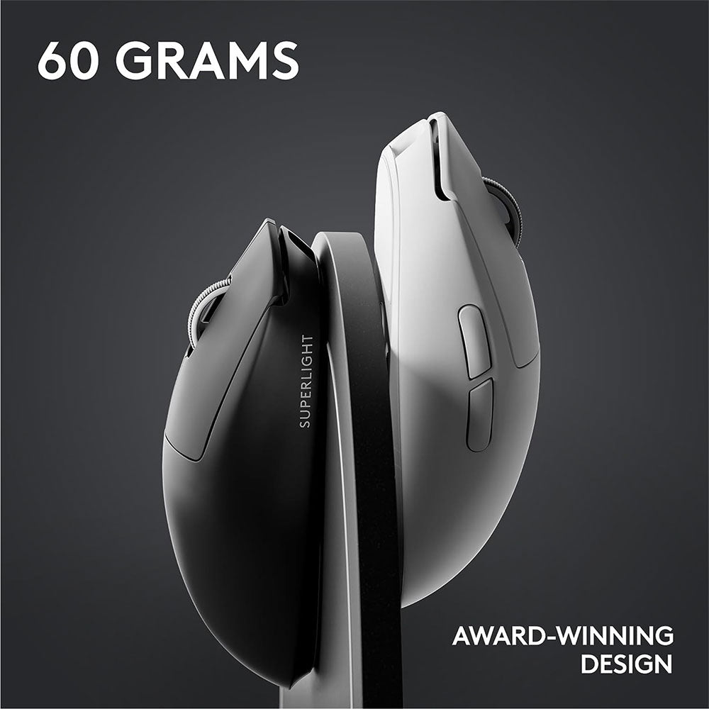 Logitech G PRO X Superlight 2 Lightspeed Wireless Gaming Mouse 44000Dpi