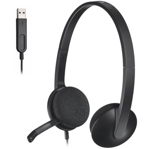 Logitech H340 Headset With Noise-Cancelling Mic - Black