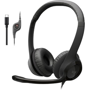 Logitech H390 Headset with Noise-Cancelling Mic (Type-C) - Black