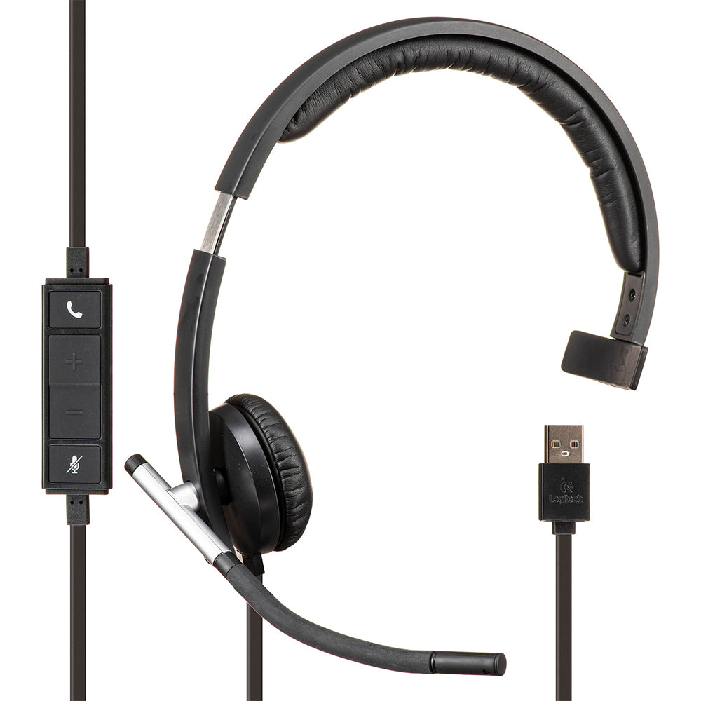 Logitech H650e Business Mono Headset with Noise Cancelling Mic Conference System