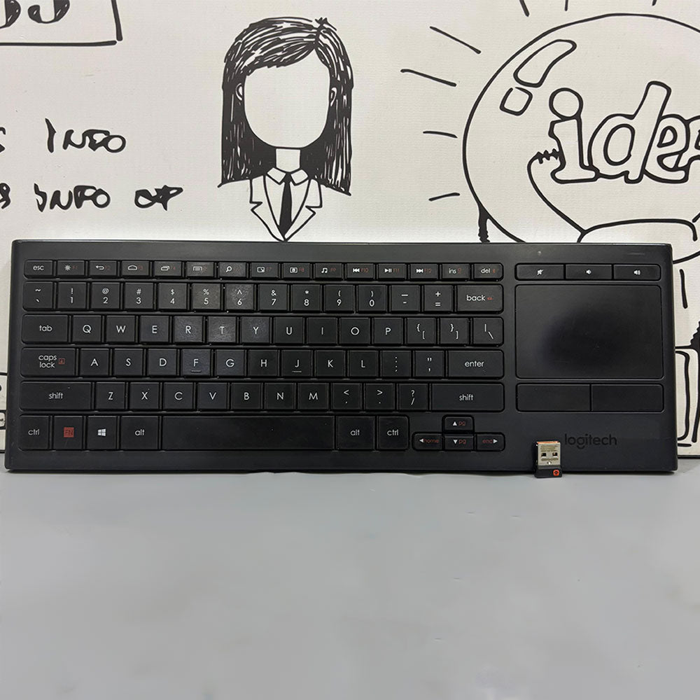 Logitech K830 Illuminated Wireless Keyboard English 