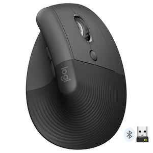 Logitech Lift Vertical Ergonomic Dual Mode Bluetooth Wireless Mouse 4000Dpi