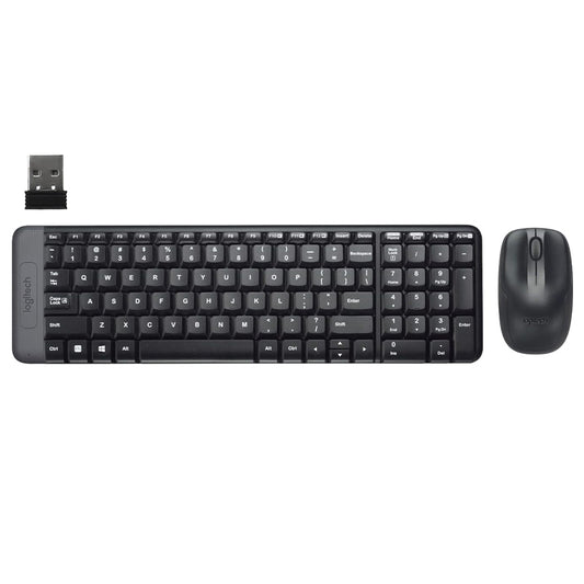 Logitech MK220 Wireless Keyboard + Mouse Combo English & Arabic