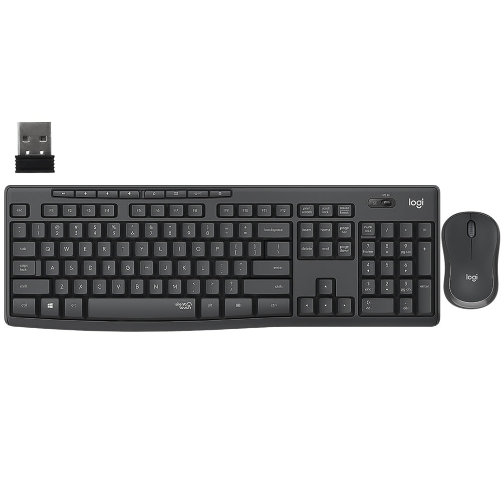 كيبورد + ماوس لوجيتك لاسلكي كومبو إنجليزي وعربي MK295