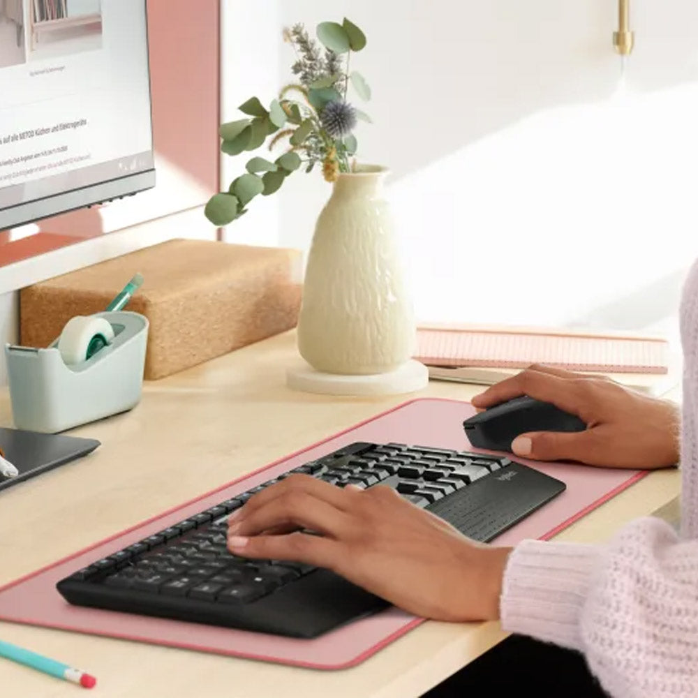 Logitech Keyboard + Mouse Combo English & Arabic