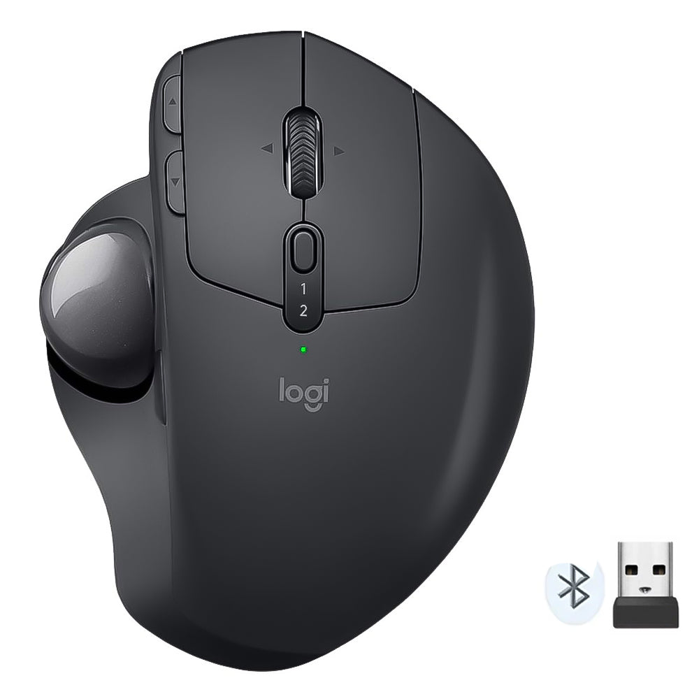 Logitech MX ERGO S Dual Mode Rechargeable Bluetooth Wireless Mouse 2048Dpi