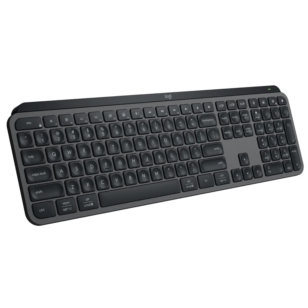 كيبورد + ماوس + مسند لليد لوجيتك لاسلكي بلوتوث كومبو إنجليزي وعربي MX Keys S - اسود 