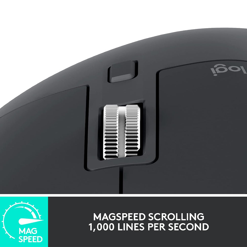 Logitech Mx Master 3S Bluetooth Edition Mouse 8000Dpi - Graphite
