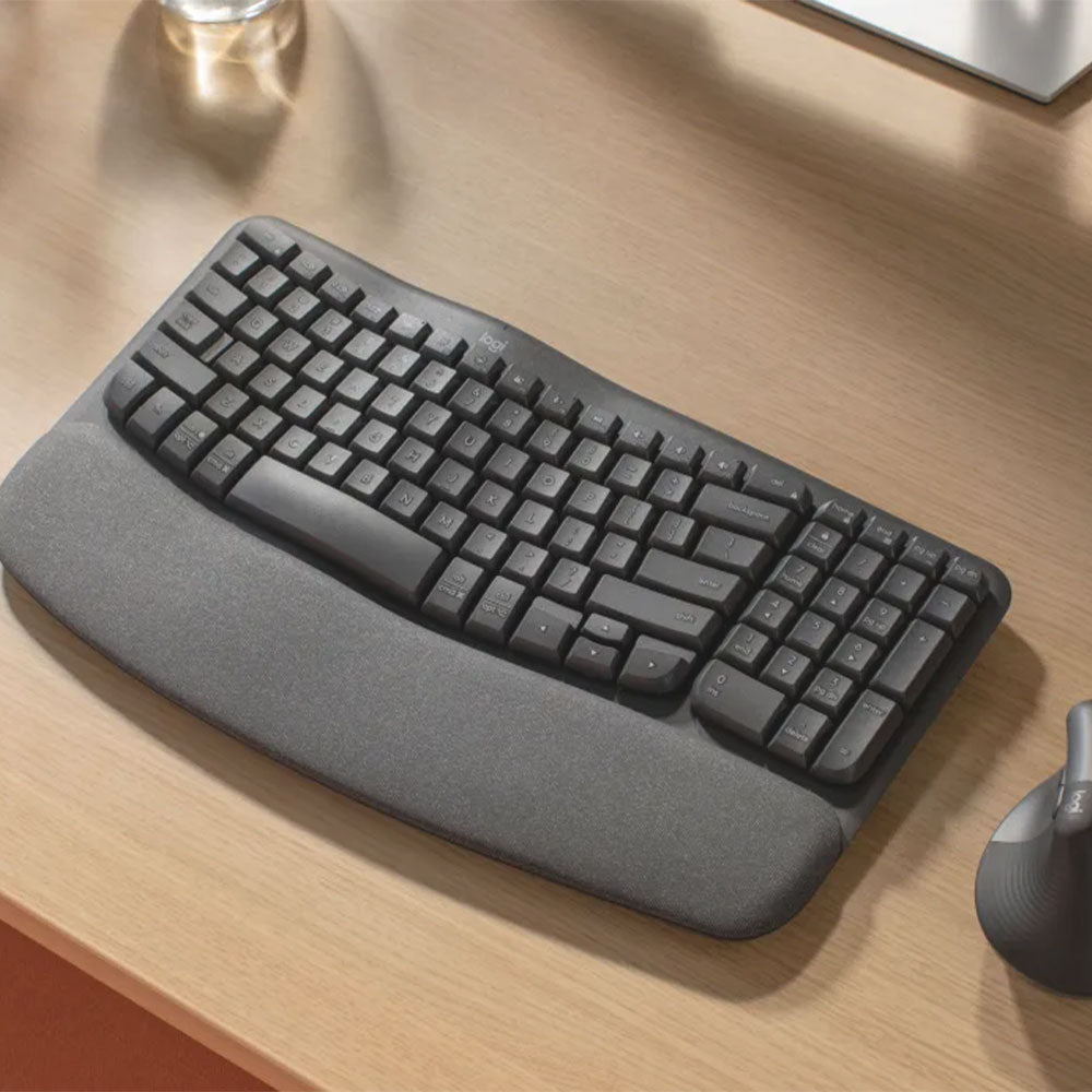 Logitech Wave Ergonomic Bluetooth Keyboard English & Arabic