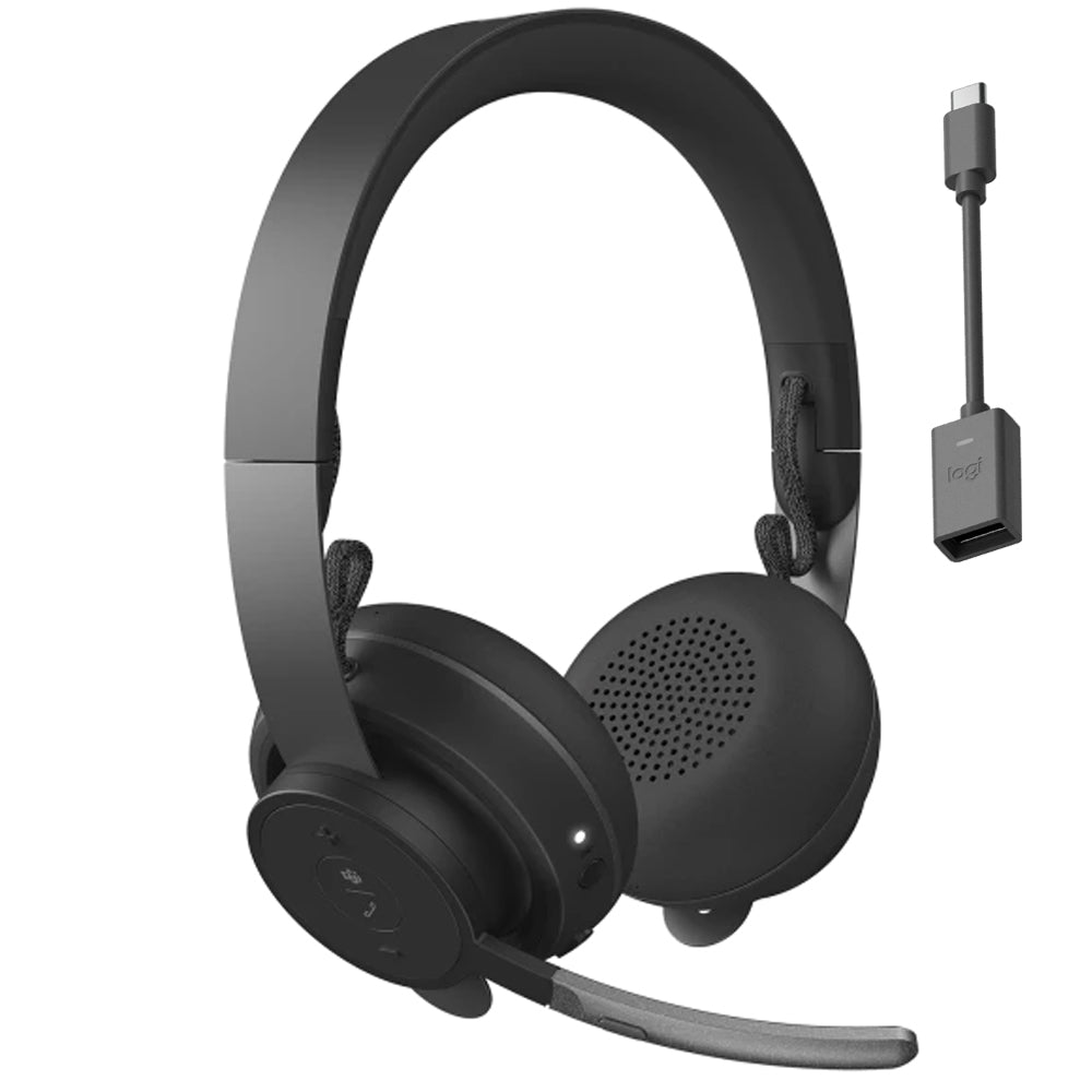 Logitech Zone Wireless Headset with Noise Cancelling Mic Conference System