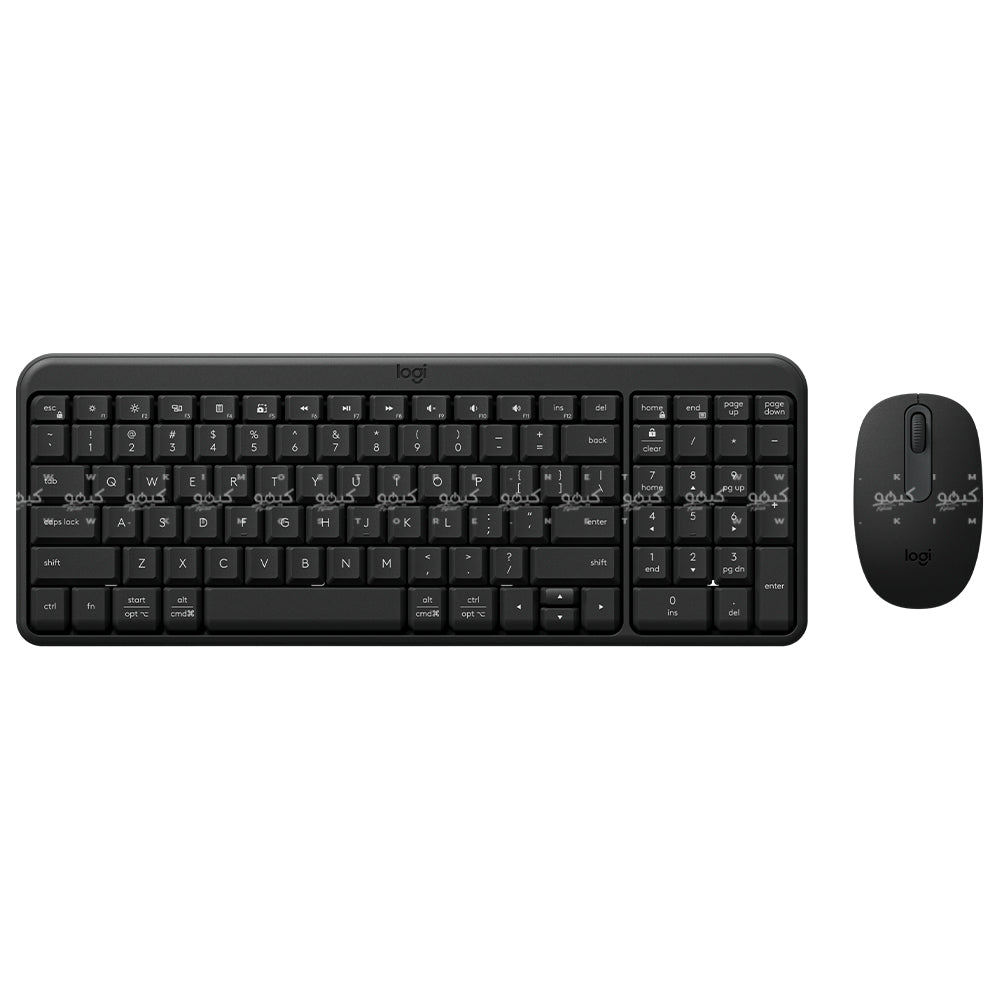 Logitech MK250 Combo Bluetooth Wireless Keyboard + Mouse English & Arabic - Graphite