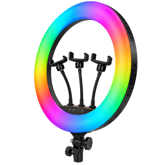 MJ-45 RGB LED Selfie Ring Light 18 Inch With Phone Holder
