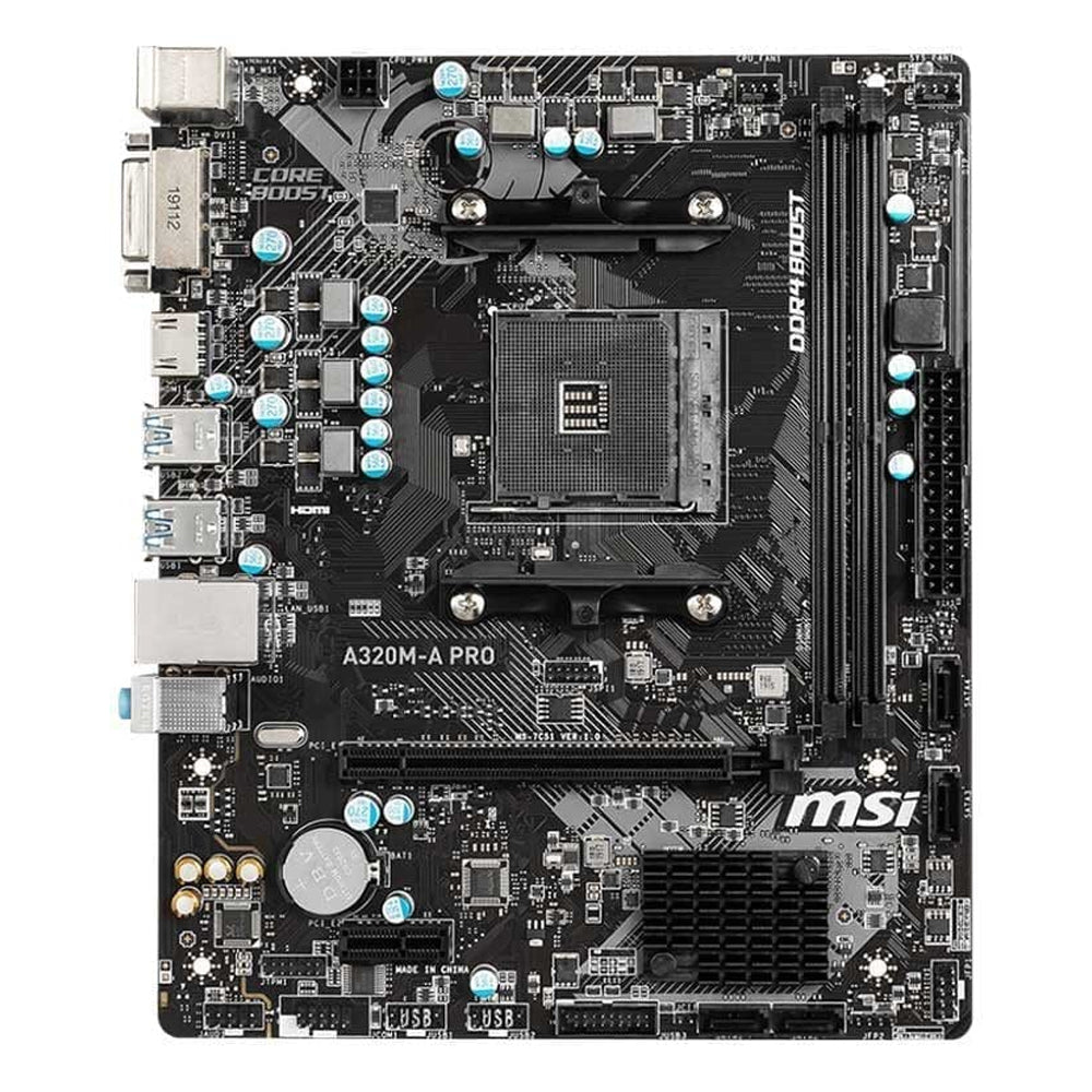 MSI A320M-A Pro Motherboard AM4 + AMD Ryzen 5 3600 Processor (Original Used)