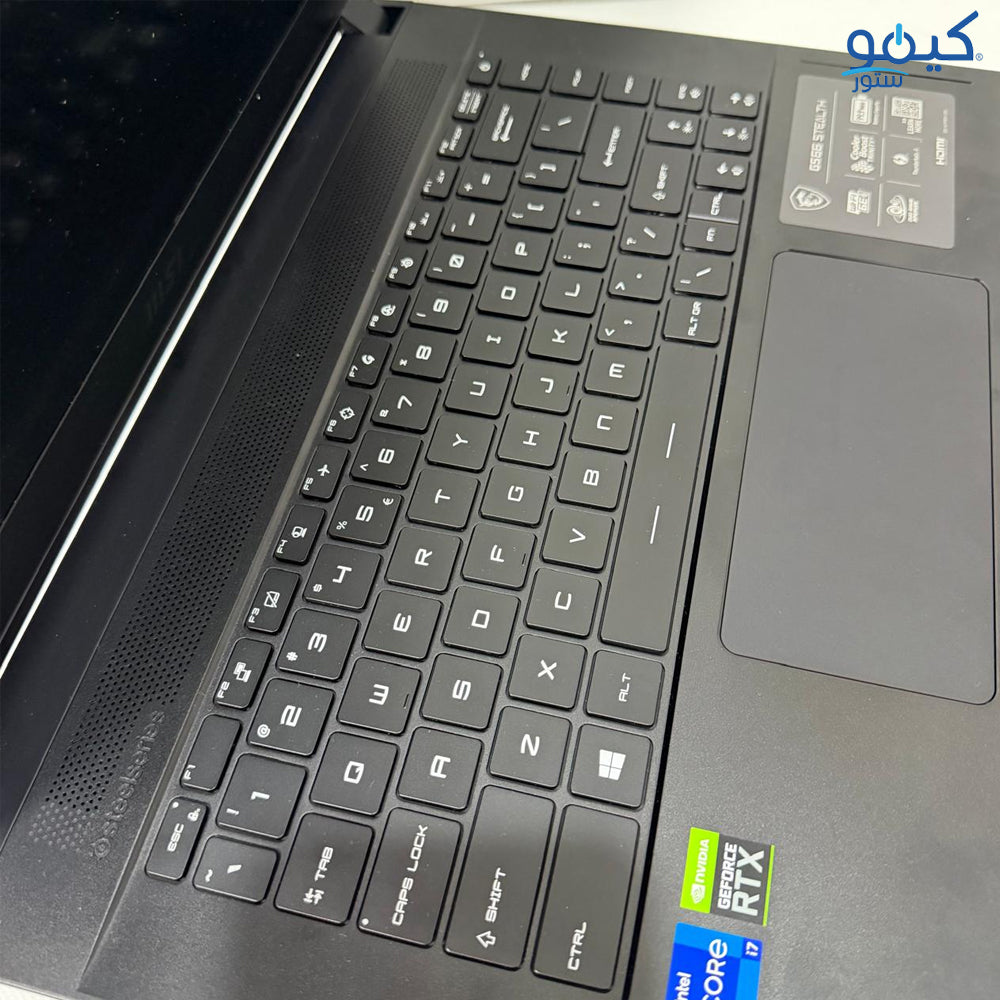 MSI GS66 Stealth Thin 11UG Laptop (Intel Core i7-11800H - 16GB DDR4 - M.2 NVME 512GB - Nvidia GeForce RTX 3070 8GB - 15.6 Inch FHD 240Hz - Cam ) Original Used