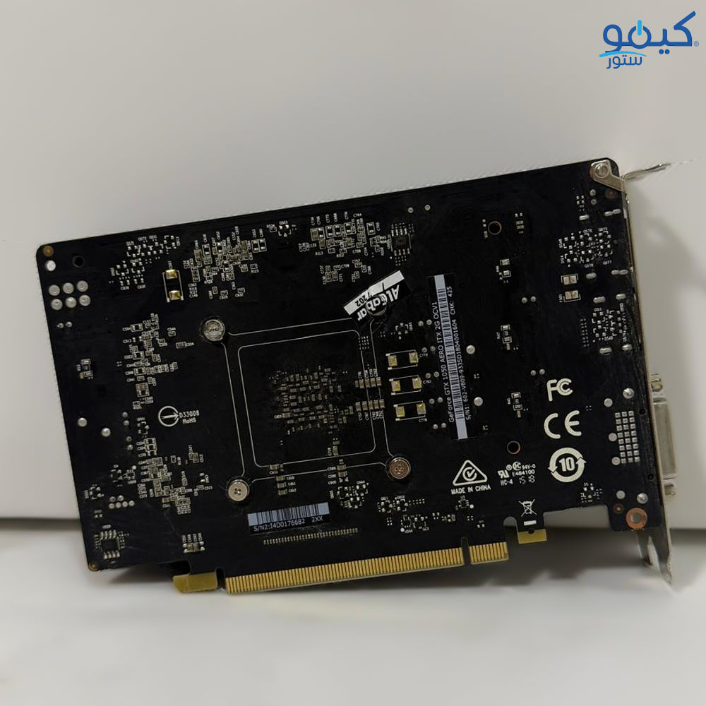 كارت شاشة إم إس أى 2 جيجابايت GeForce GTX 1050 GDDR5 (استعمال خارج)