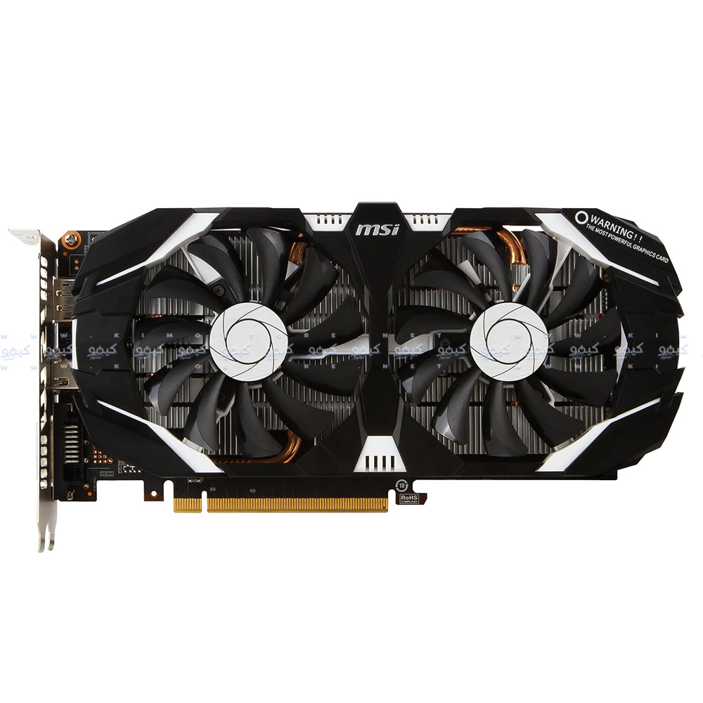 كارت شاشة إم إس أى جيفورس 3 جيجابايت GTX 1060 3GT OCV2 GDDR5 (استعمال) بالبوكس