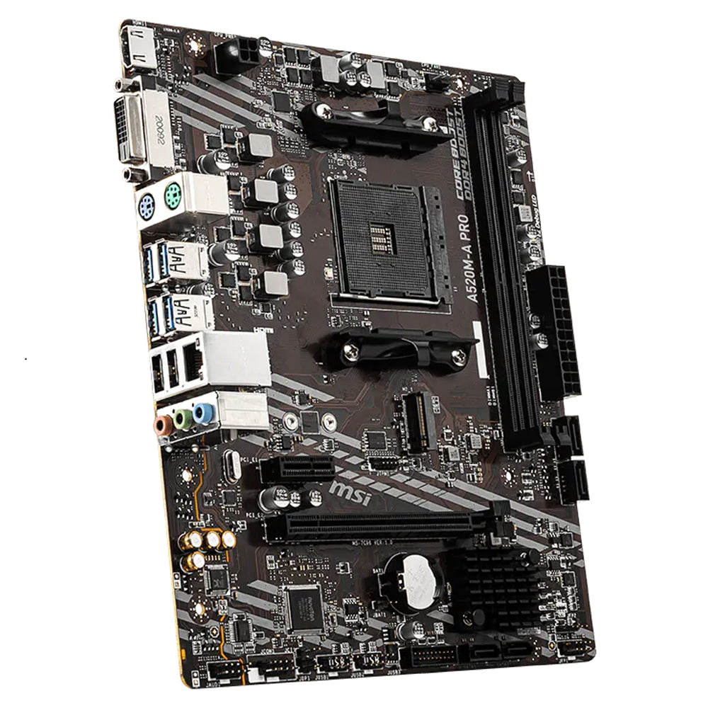 مازر بورد ام اس اى  A520M-A PRO DDR4 سوكيت معالج AM4