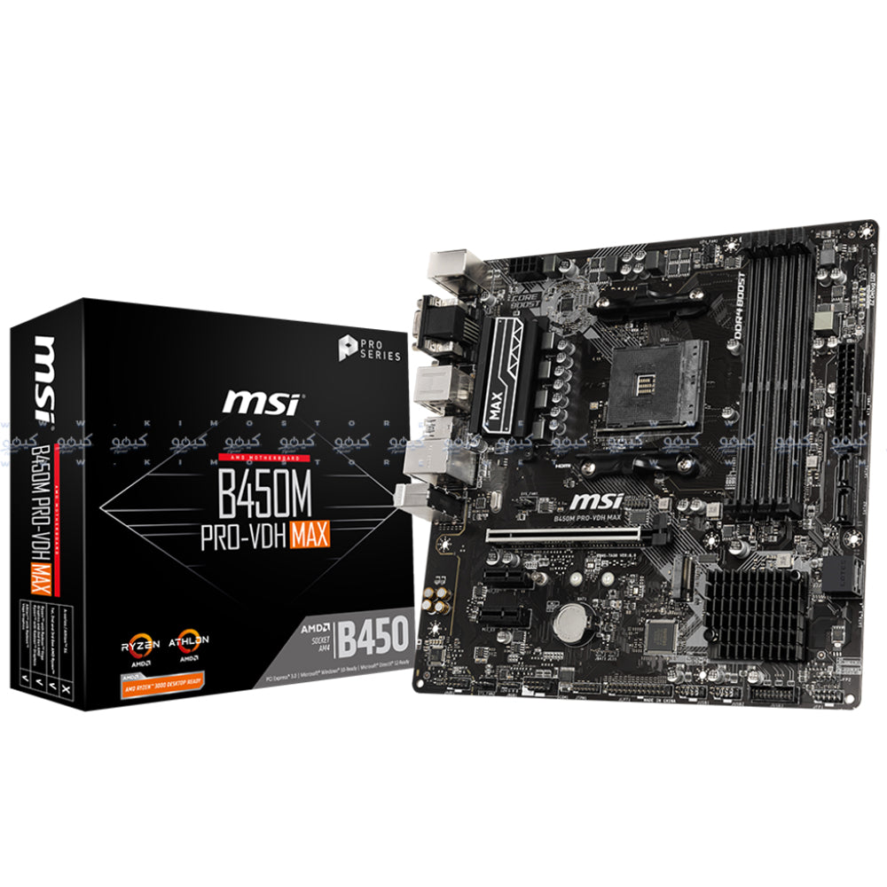 MSI B450M PRO-VDH Max Motherboard AM4