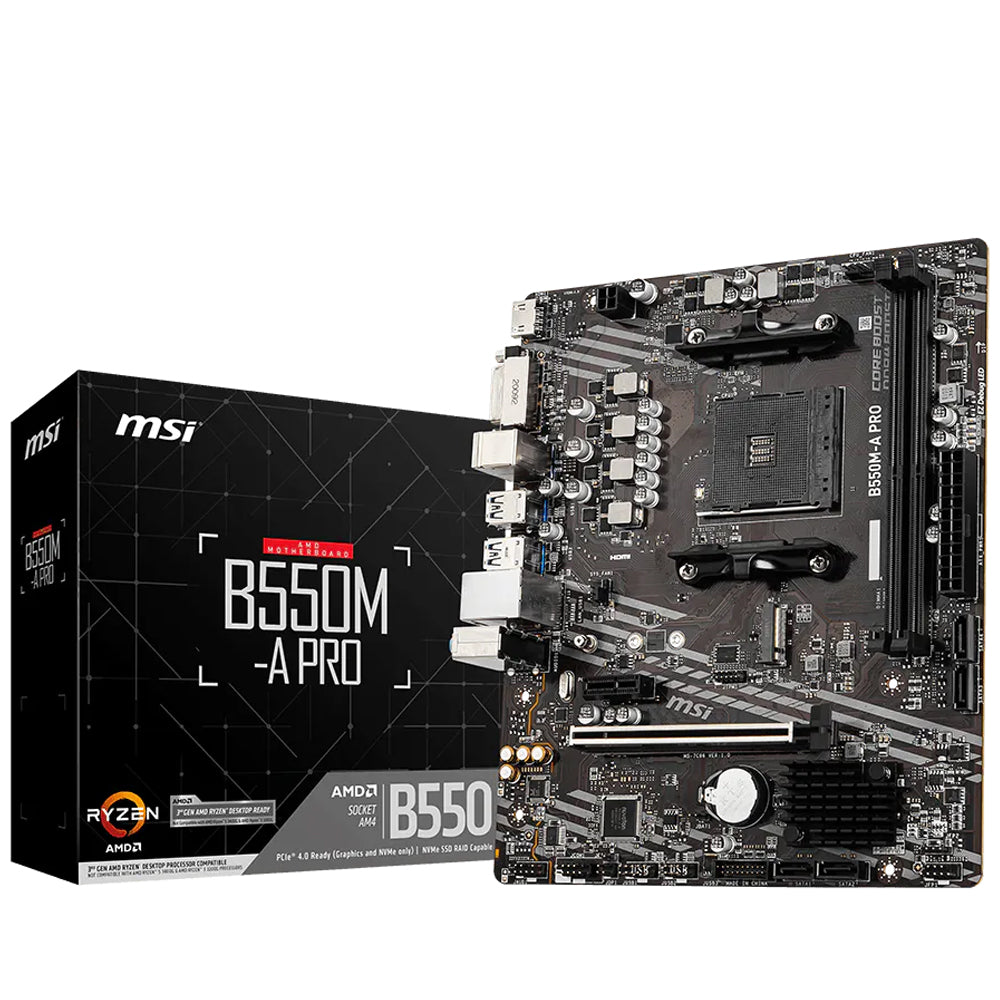 MSI B550M-A PRO DDR4 Motherboard AM4