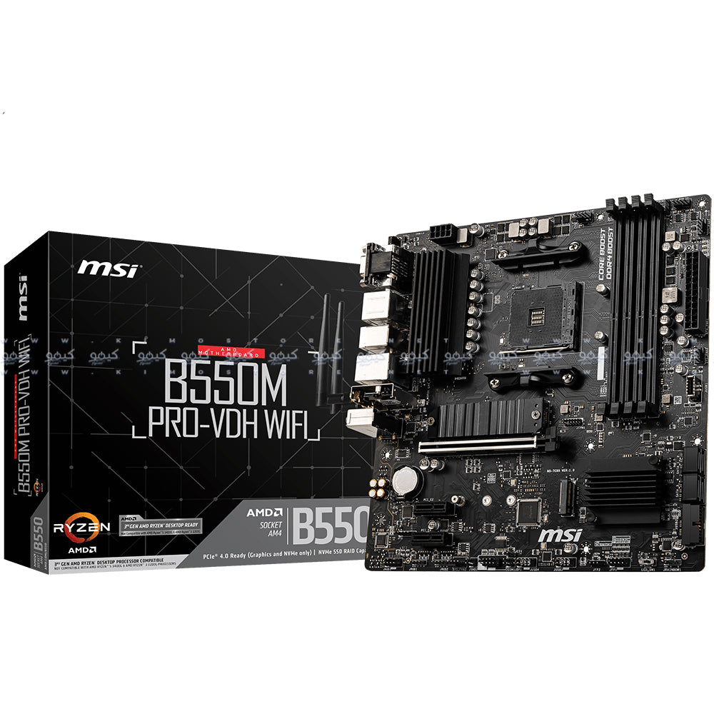 MSI B550M PRO-VDH WiFi DDR4 Motherboard AM4