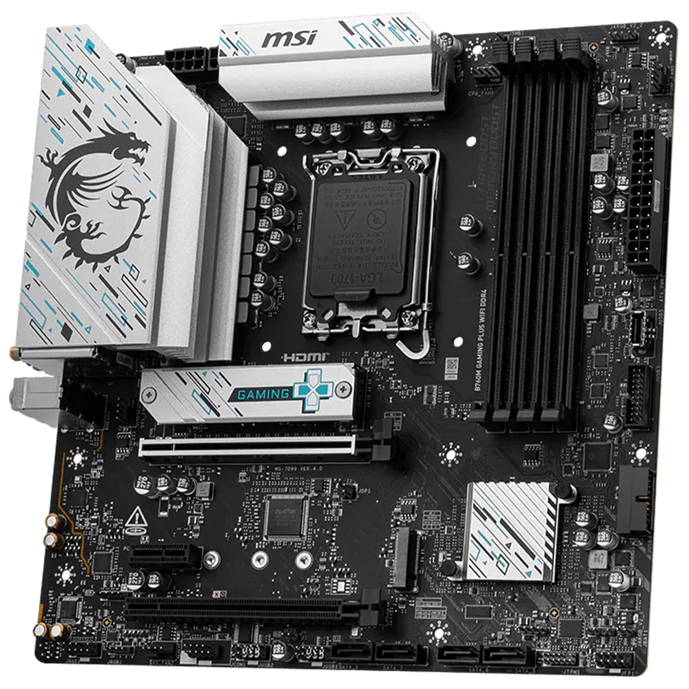 مازر بورد ام اس اى B760M GAMING PLUS WIFI DDR4 سوكيت معالج LGA 1700