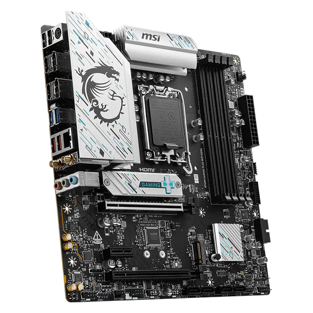 مازر بورد ام اس اى B760M GAMING PLUS WIFI DDR4 سوكيت معالج LGA 1700