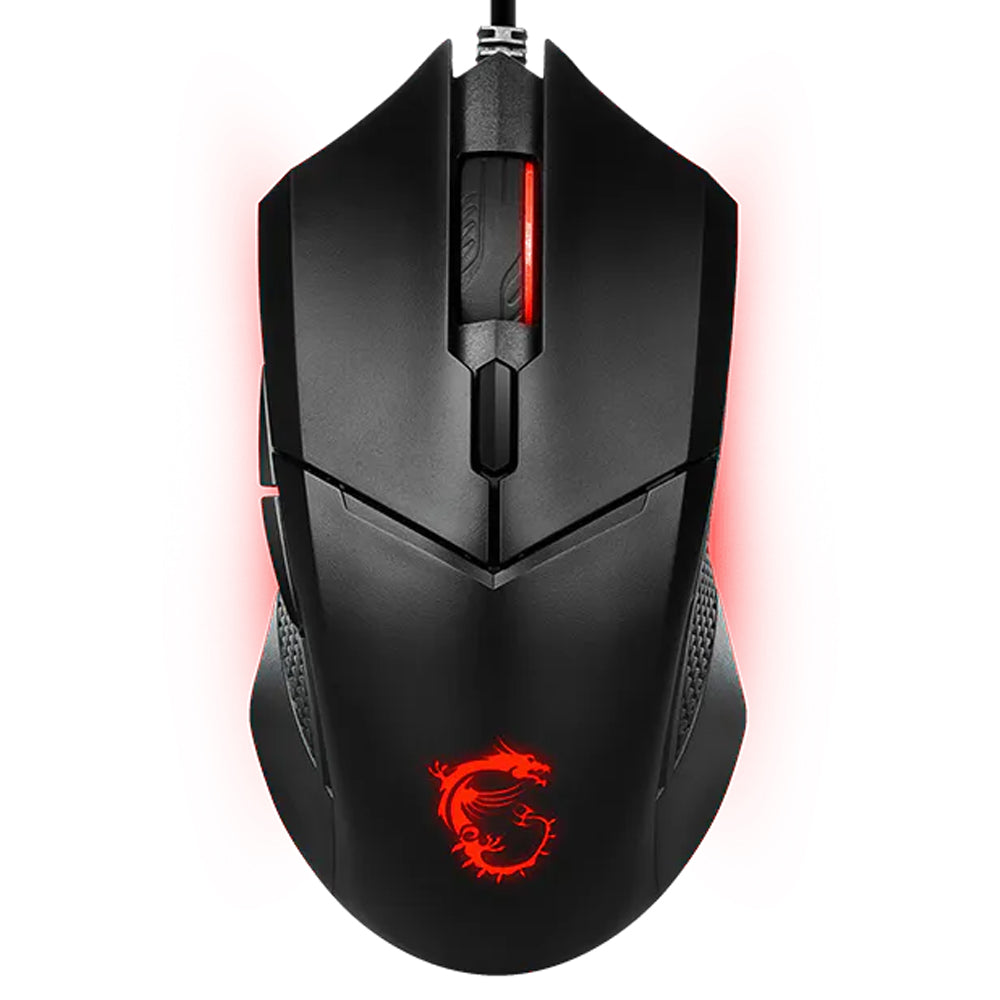 MSI Clutch GM08 Wired Red Light Gaming Mouse 3200Dpi