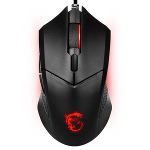 MSI Clutch GM08 Wired Red Light Gaming Mouse 3200Dpi
