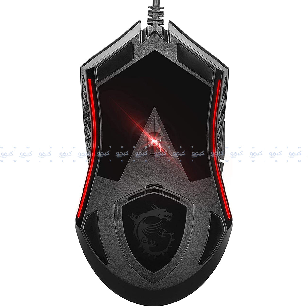 MSI Clutch GM08 Wired Red Light Gaming Mouse 3200Dpi